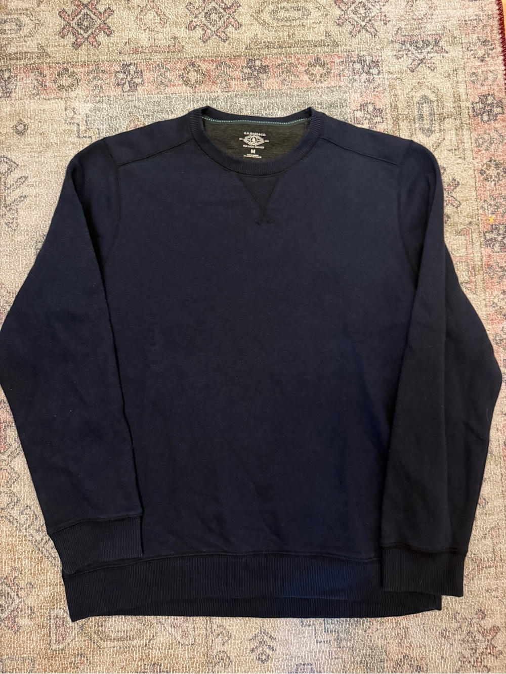 G.H. Bass & Co. Navy Crewneck Sweatshirt